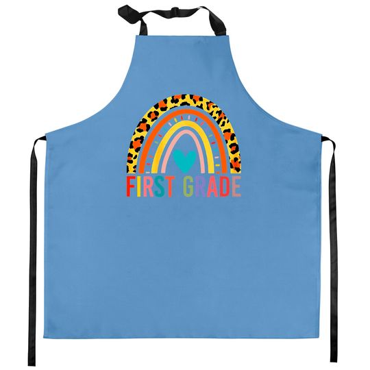 Discover First Grade Rainbow Girls Boys Teacher Team Kitchen Apron