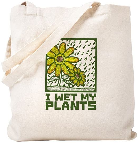 Discover Vintage Natural Canvas Tote Bag, Reusable Shopping Bag, Plant