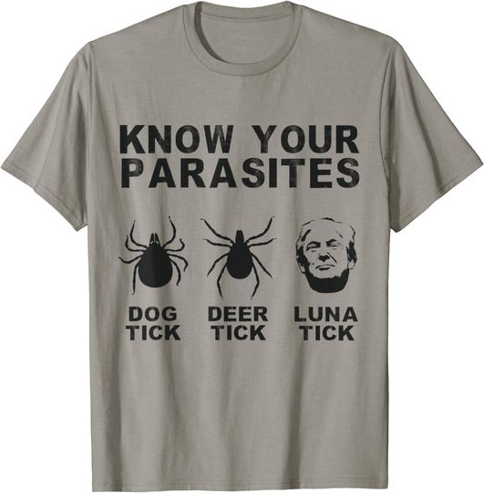 Discover Deer Dog Luna Tick Know your Parasites Gift T-Shirt