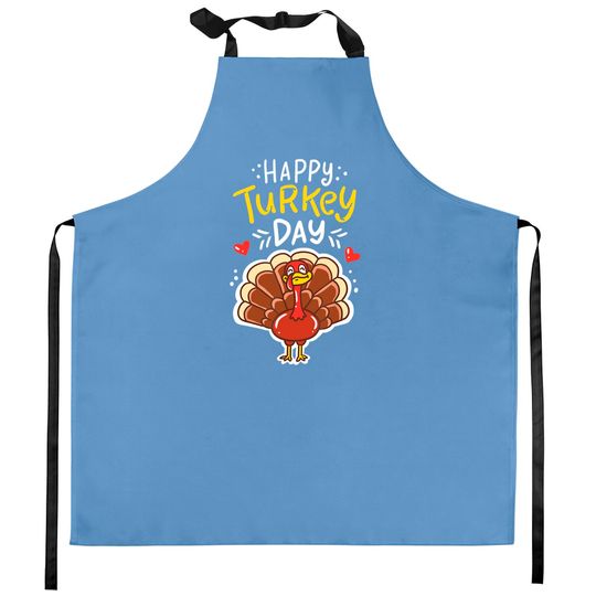 Discover Thanksgiving Happy Turkey Day Holiday Gift Kitchen Apron
