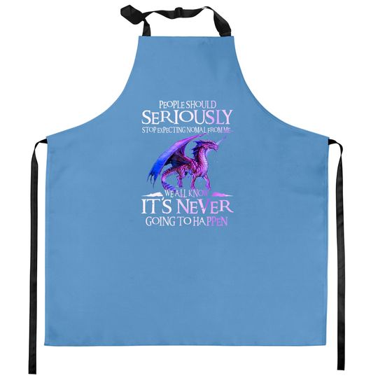 Discover Dragon Seriously Dragon Kitchen Apron For Kitchen Apron