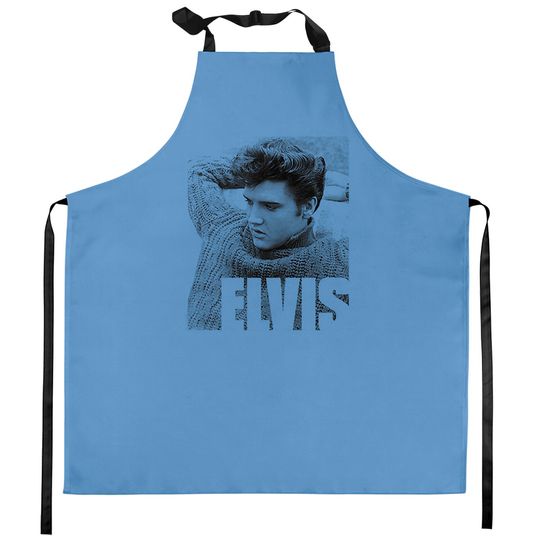 Discover Elvis Presley Relaxing Poster Popfunk Kitchen Apron