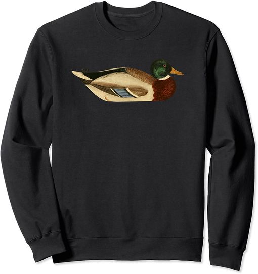 Discover Mallard Duck Sweatshirt Cute Wild Duck