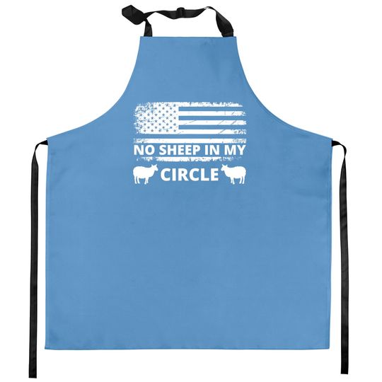 Discover No Sheep In My Circle Kitchen Apron