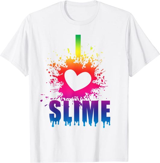 Discover Slime Love T-Shirt I Love Slime girls