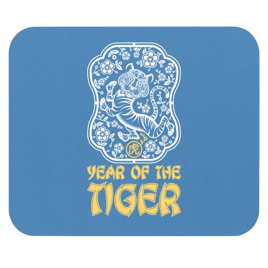 Discover Happy Chinese New Year 2022 Year of The Tiger Zodiac Tiger Mouse Pads