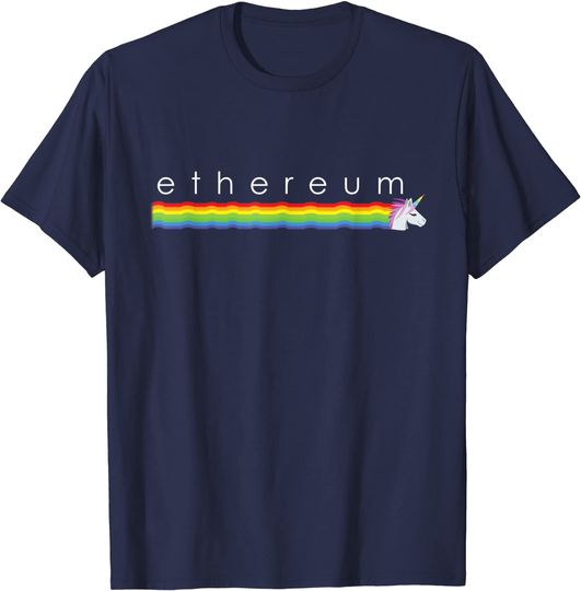 Discover Ethereum Rainbow Classic with Unicorn T-Shirt