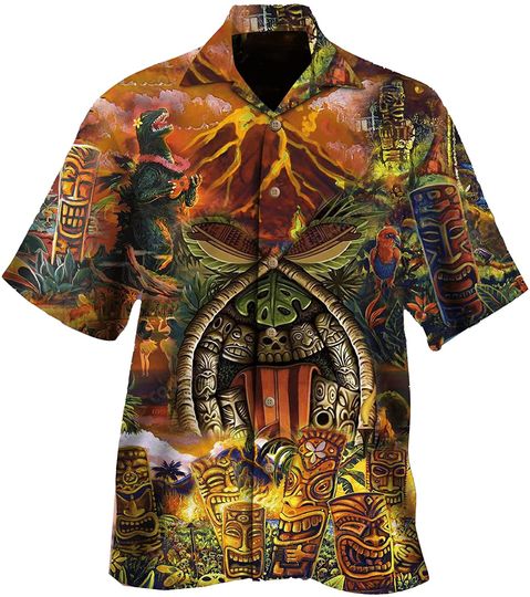 Discover Wakaka Aloha Tiki Funny Vintage Hawaiian Shirt