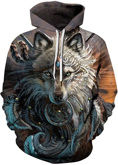 Discover Wolf Hoodie 3D