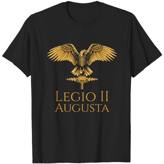 Discover Ancient Roman Legionary Eagle - Legio II Augusta - SPQR T-Shirt