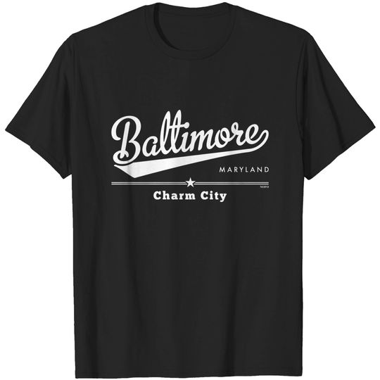Discover Baltimore Maryland Charm City T Shirt
