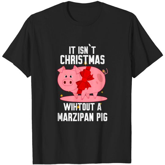 Discover Marzipan Pig Funny Traditional Norwegian Christmas Gift T-Shirt