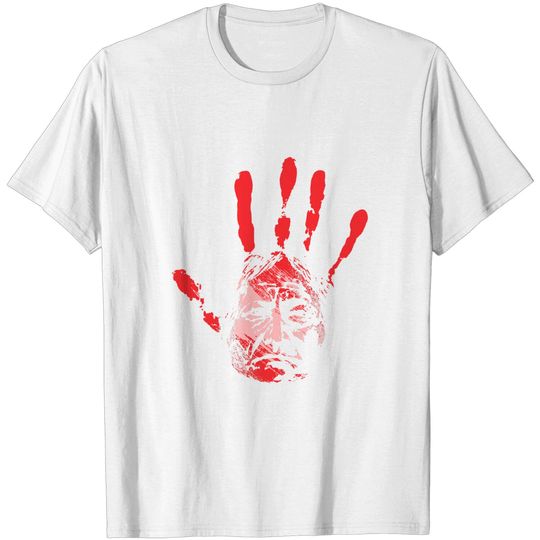 Discover Native American Indigenous Red Hand T-Shirt
