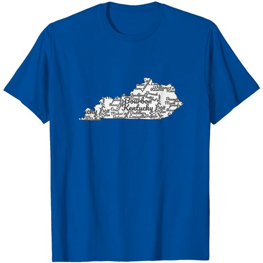 Discover Kentucky T-Shirt I Bourbon Trail Map Gift Shirt I Men Women