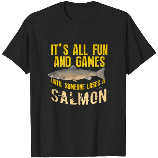 Discover Funny Salmon Fishing T-Shirt