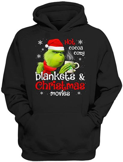 Discover Hot Cocoa Cozy Blankets and Christmas Movies The Grinch Hoodie