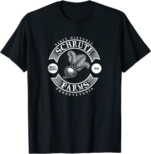 Discover The Office Schrute Farms White T-Shirt