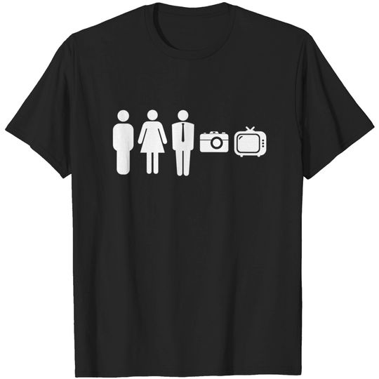Discover Person Woman Man Camera TV T-Shirt
