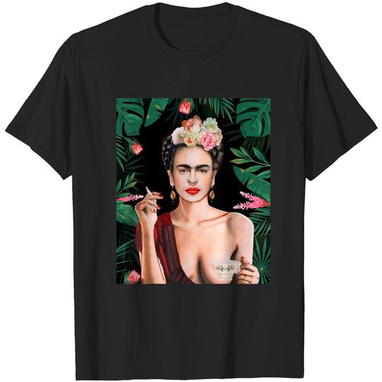 Discover Graphic Fridas Vintage Arts Kahlos T-Shirt
