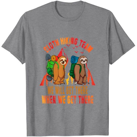 Discover Sloth Hiking Team T-Shirt