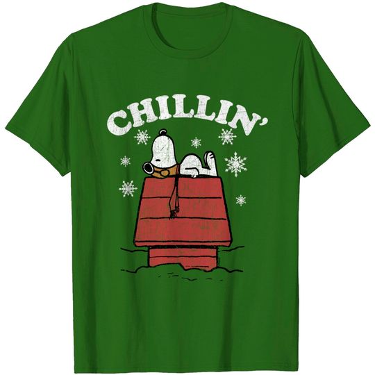 Discover Snoopy Chillin' Christmas T-Shirt