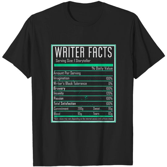 Discover Writer Facts T-Shirt
