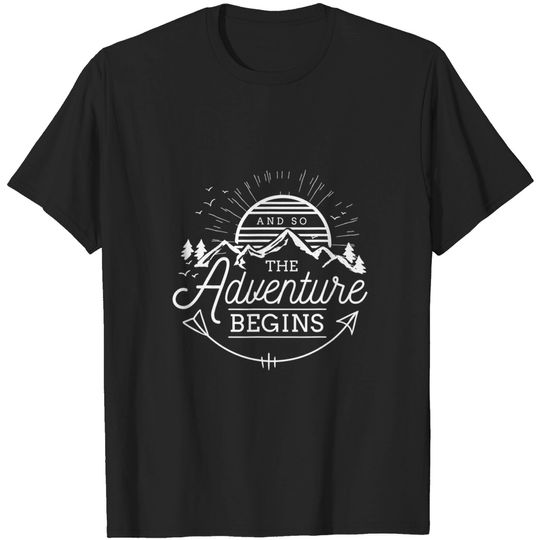 Discover And So The Adventure Begins T-Shirt