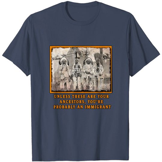 Discover Native American Immigration T-Shirt