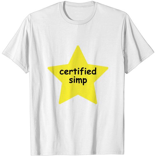 Discover Certified Simp Star T Shirt