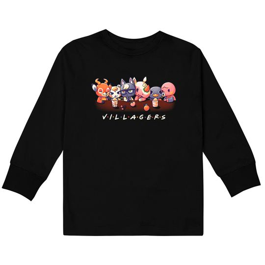 Discover Villagers Animal Crossing Kids Long Sleeve T-Shirt