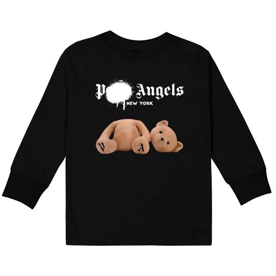 Discover Palms Angel Kids Long Sleeve T-Shirt