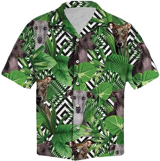 Discover Summer Hawaiian Shirts Dog Button Down Hawaiian Shirts