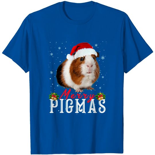 Discover Merry Pigmas Face Mask Guinea Pig Christmas T-Shirt