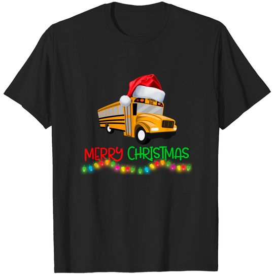 Discover School Bus Driver Christmas Favorite Driver T-Shirt