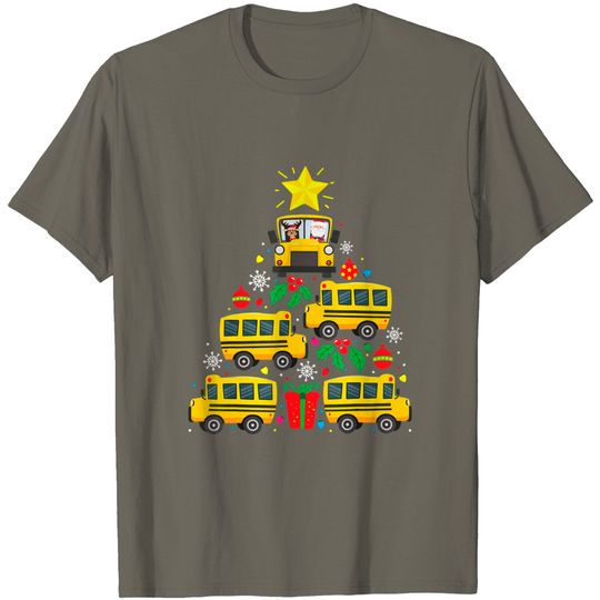Discover Funny School Bus Driver Christmas Tree Shirt Ornament Decor