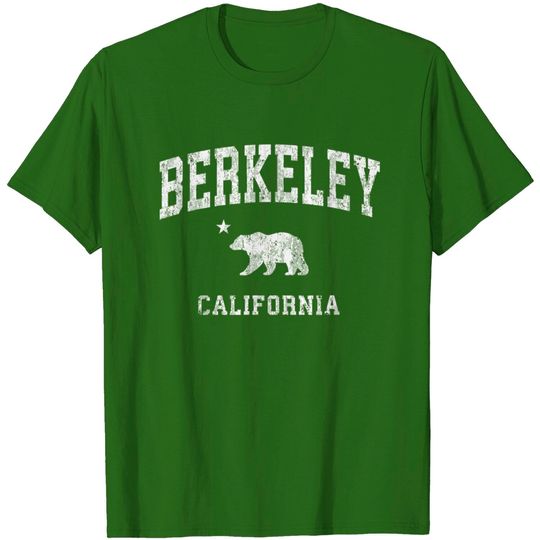 Discover Berkeley California CA Vintage Distressed Sports Design T Shirt