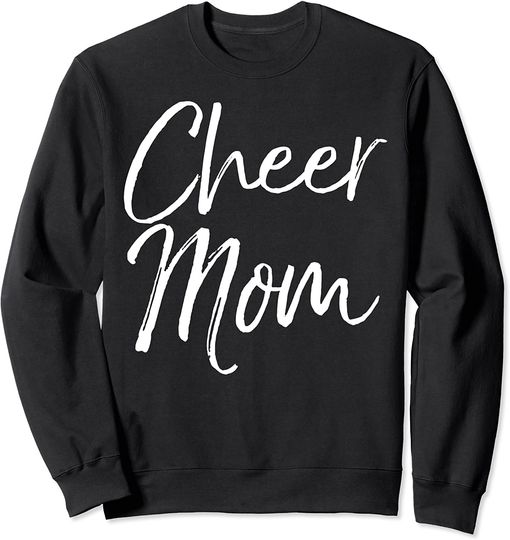 Discover Cheer Mom Sweatshirt Cute Matching Family Cheerleader Mother Gift Cheer Mom