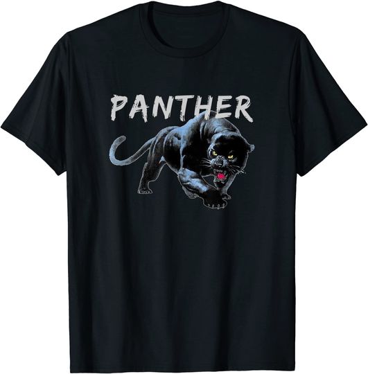 Discover Panther Face T-Shirt Powerful And Majestic