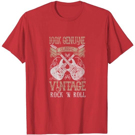 Discover Classic Vintage Rock 'n Roll Music Guitars T-Shirt
