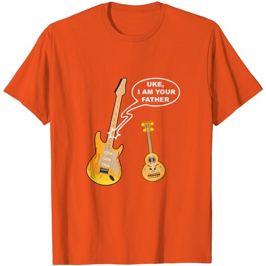 Discover Ukulele Guitar: Uke, I Am Your Father T Shirt