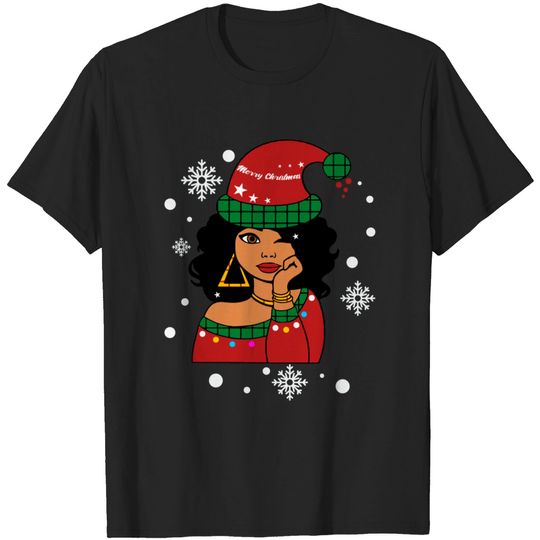 Discover African American Christmas Santa Claus T-Shirt