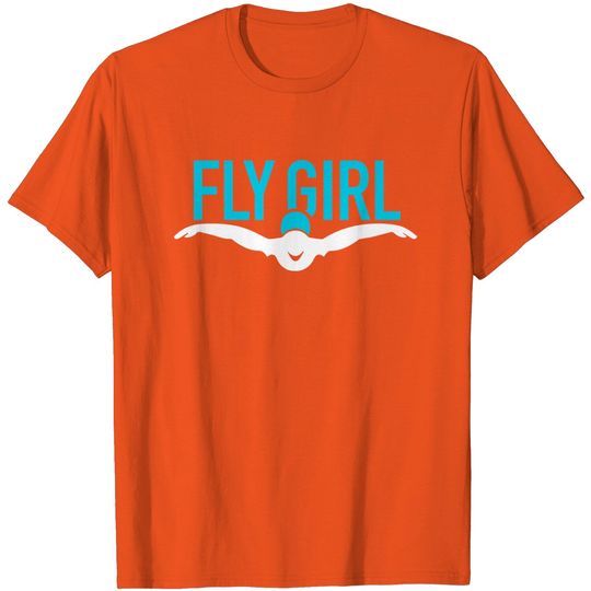 Discover Swim Butterfly Team Sport T Shirt