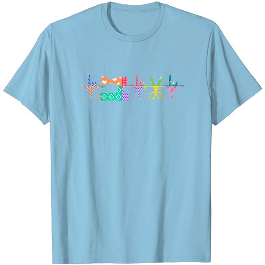 Discover Quilter Sewing Heartbeat T-Shirt
