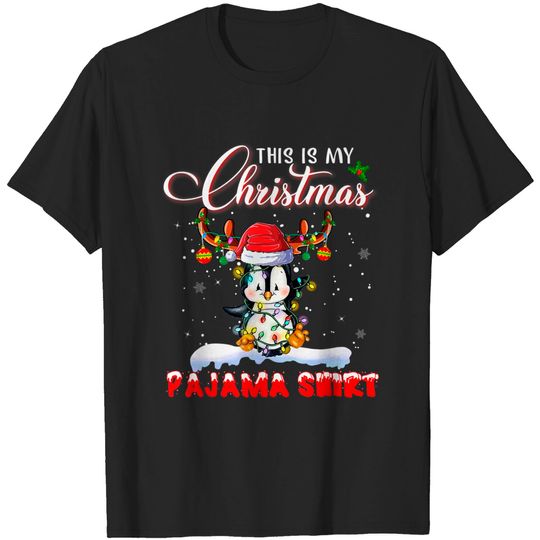 Discover Christmas Penguin Lights T-Shirt