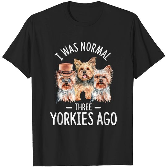 Discover Yorkie Lover Owner Gift Yorkshire Quote Mom Dad Dogs T-Shirt