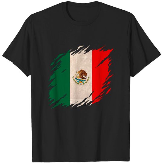 Discover Vintage Mexico Mexican Flag Pride Gift T-Shirt