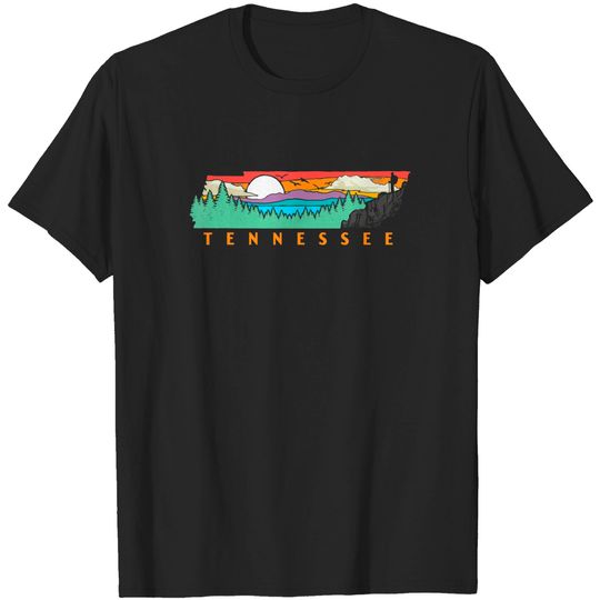 Discover Mountains & Outdoors State Pride Nature Graphic T Shirt