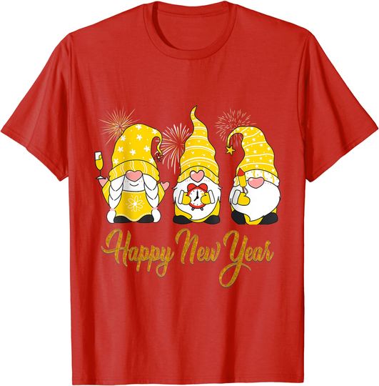 Discover New year 2022 years eve Happy New Year 2022 Gnome Lover T-Shirt