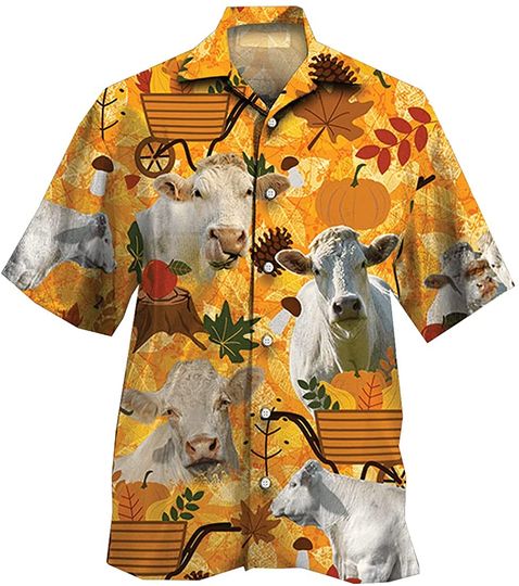 Discover Animal Button Down Mens Hawaiian Shirts