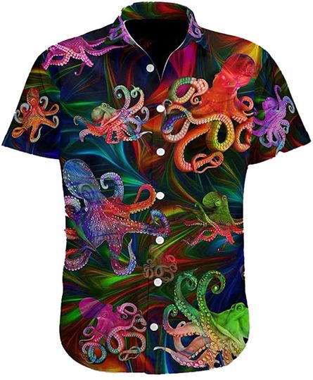 Discover Octopus Fantasy Hawaiian Hawaii Shirt